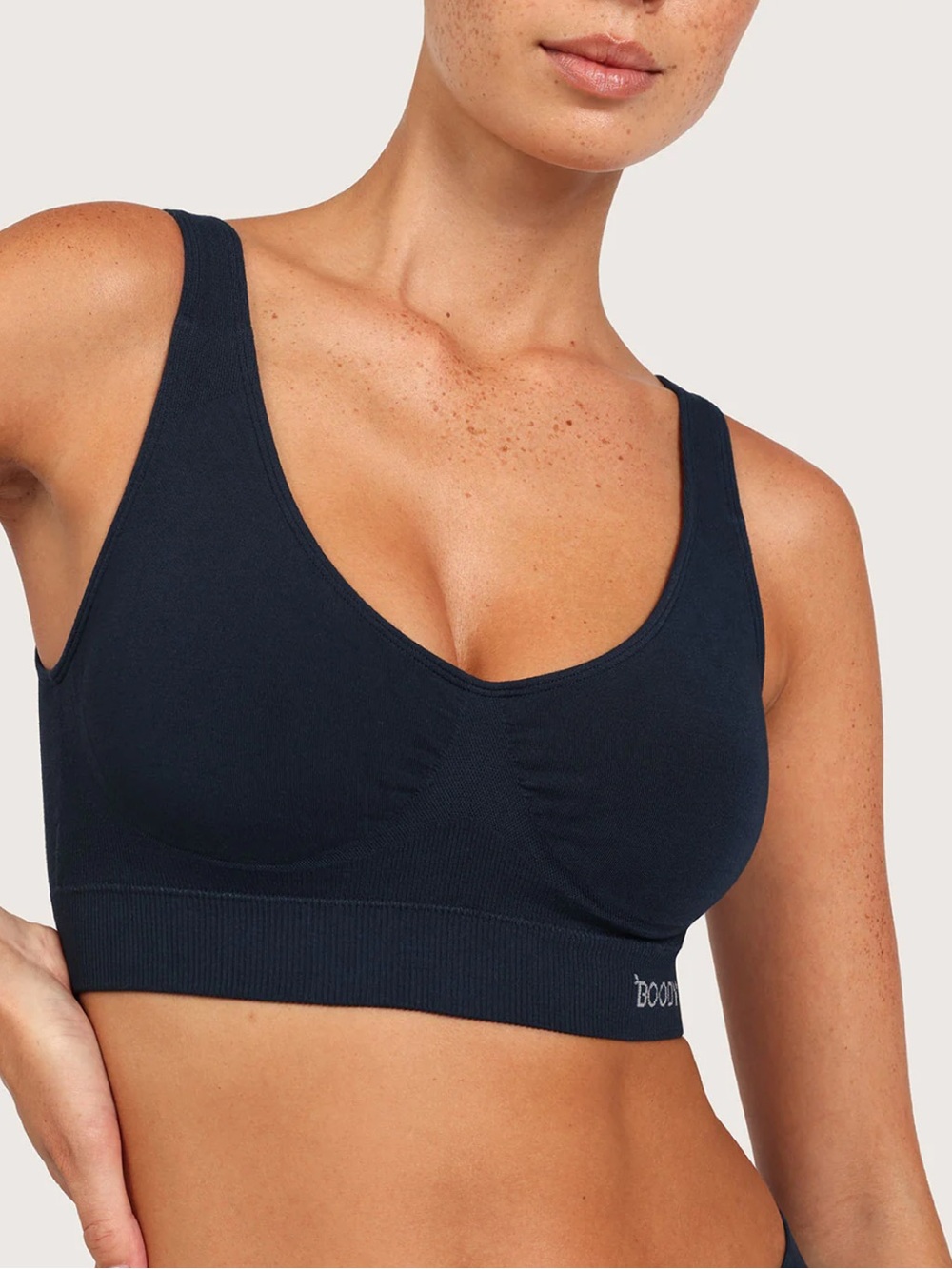 BOODY Seamfree Padded Crop bra in bluebell size 3xl sold out color